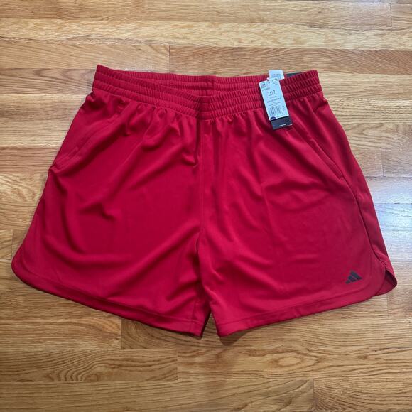 Adidas Axis Knit 4.0 Training Shorts Mens 2XL 7" Red NWT - Picture 1 of 3